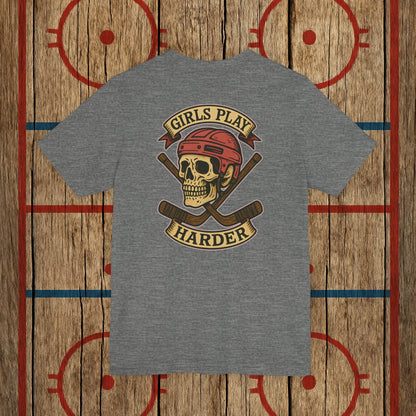 “Girls Play Harder” Adult Tee
