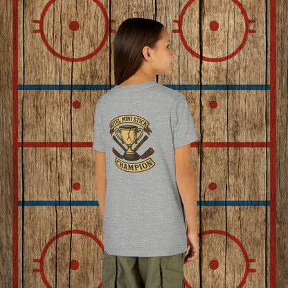 Youth “Hotel Mini Stick Champion” Tee