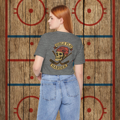 “Girls Play Harder” Adult Tee
