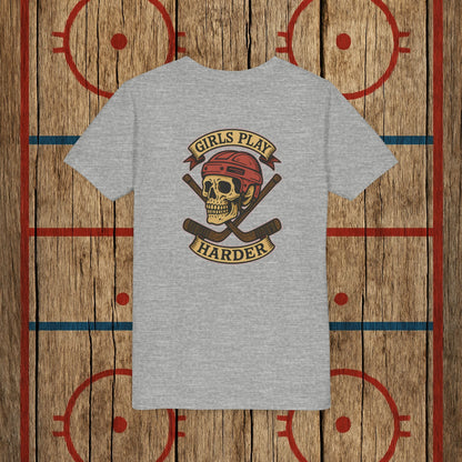 Youth "Girls Play Harder” Tee