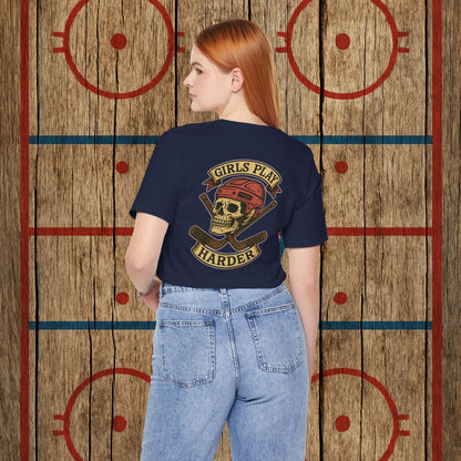 “Girls Play Harder” Adult Tee