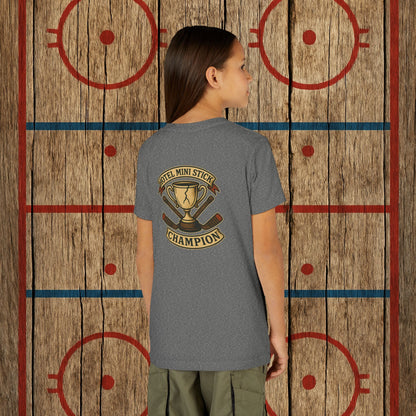 Youth “Hotel Mini Stick Champion” Tee