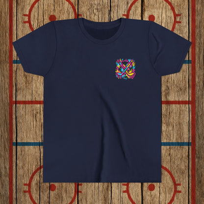 Youth Top Cheddar Hockey T-Shirt – Funny Kids Hockey Shirt for Snipers and Rink Rats