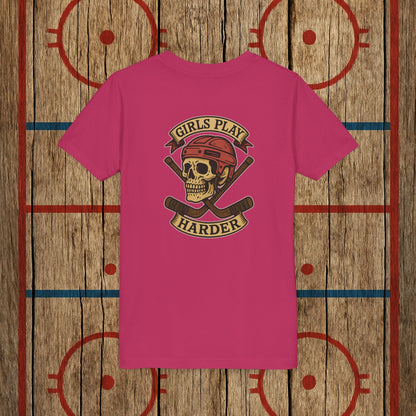 Youth "Girls Play Harder” Tee