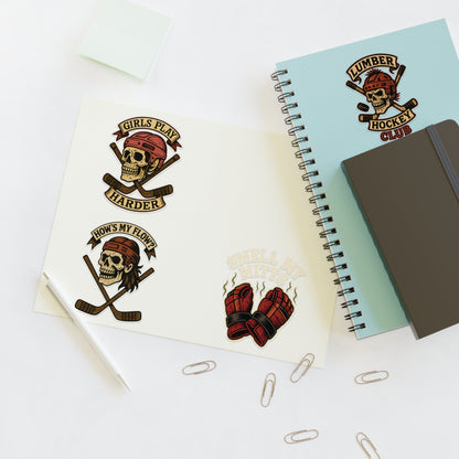 Lumber Hockey OG sticker sheet