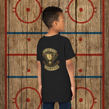 Youth “Hotel Mini Stick Champion” Tee