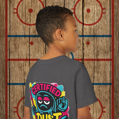 Certified Dust Youth Tee – Built for the Rink Rats