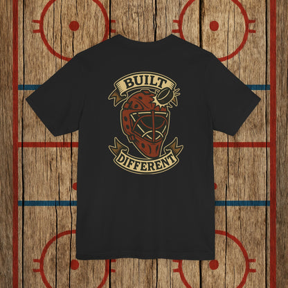 “Built Different” Adult Goalie Tee