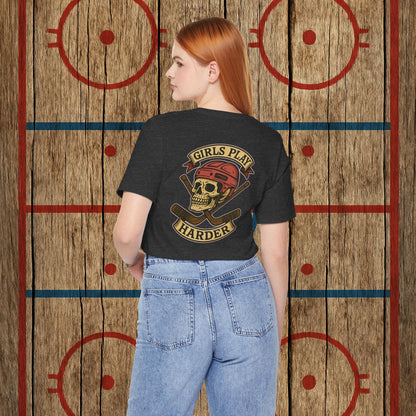 “Girls Play Harder” Adult Tee
