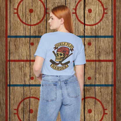 “Girls Play Harder” Adult Tee