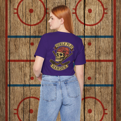 “Girls Play Harder” Adult Tee