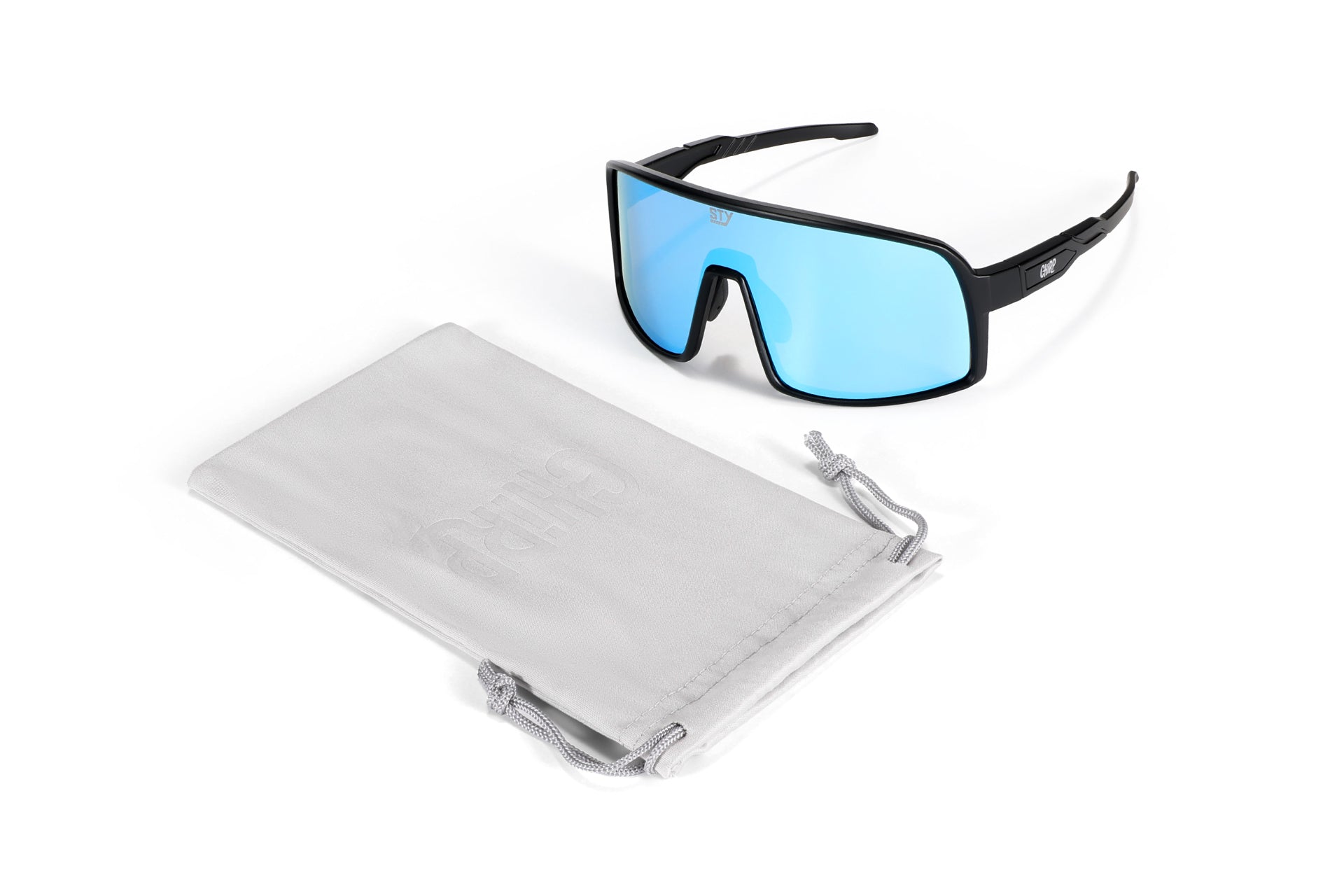Affordable Blue Oversized Sports Sunglasses | Blue Sty – Chirp Sticks