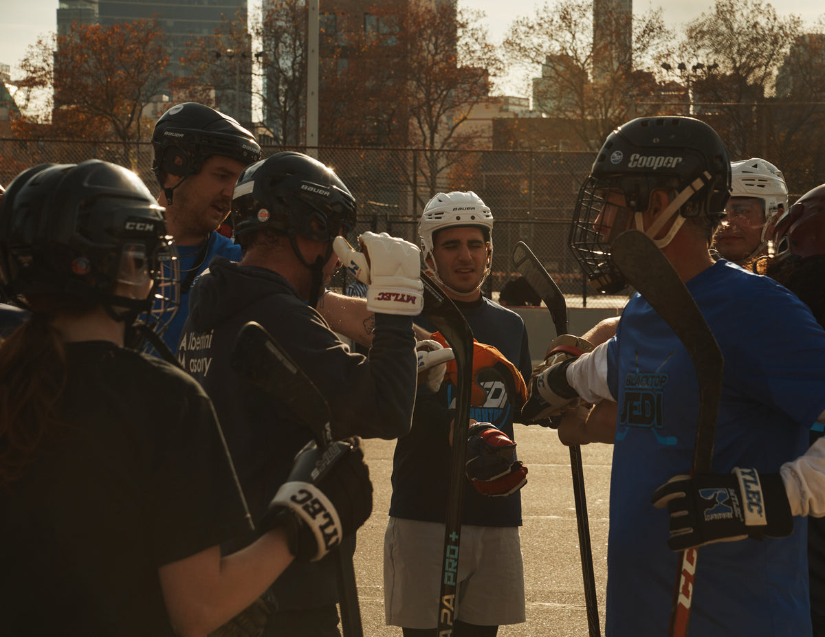 NABHL ball hockey players